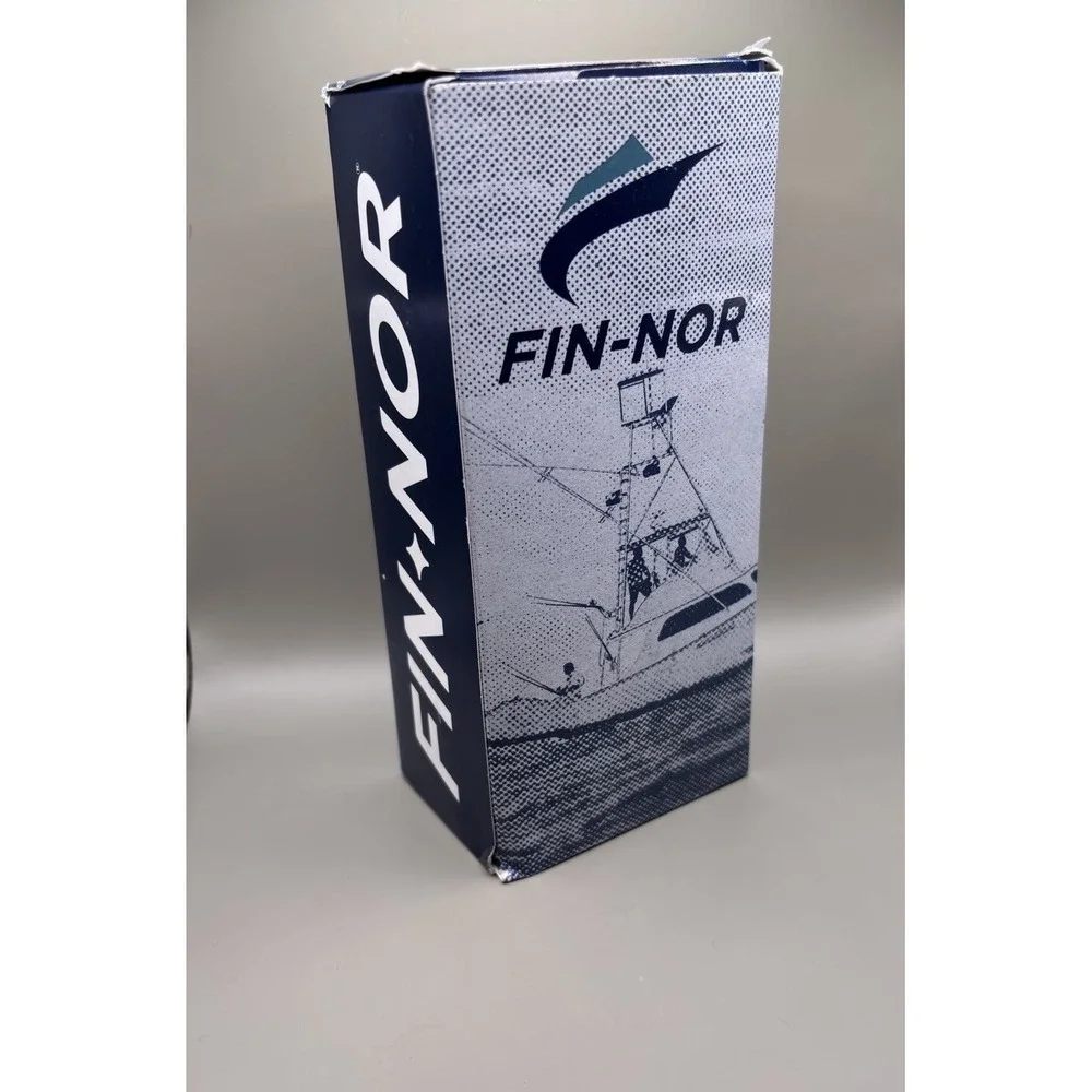 AUTHENTIC Fin-Nor Dredge Sunglasses Matte Black Frame‎ / Grey Glass Lens NWT NIB